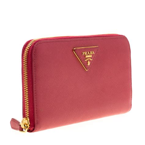 1m0523 prada wallet|Prada Logo Bifold Wallet Coin Purse Billfold Saffiano Leather Pink .